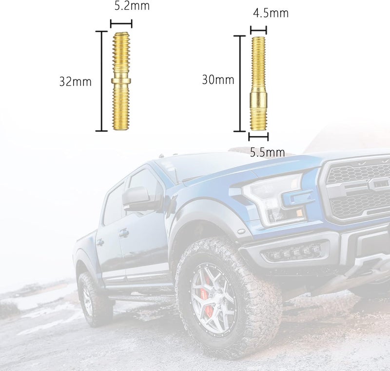 Junecarp 13 PCS Truck Antenna Adapter Accessories for Truck/Car Kit,11 Screws&2 Rubber Washers Replacement for Toyota,Jeep,Wrangler,Denali,Tantu,Douqi,Ford,GMC Antenna - Image 4